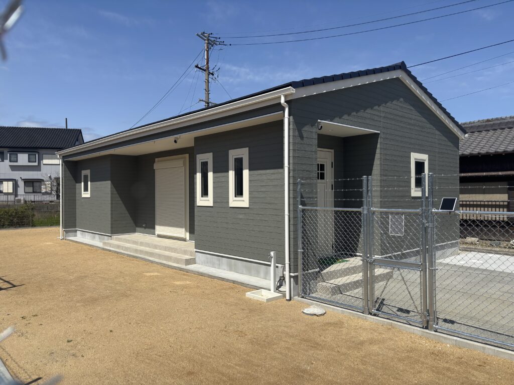 知多郡美浜町で工務店が建てた平屋の注文住宅外観